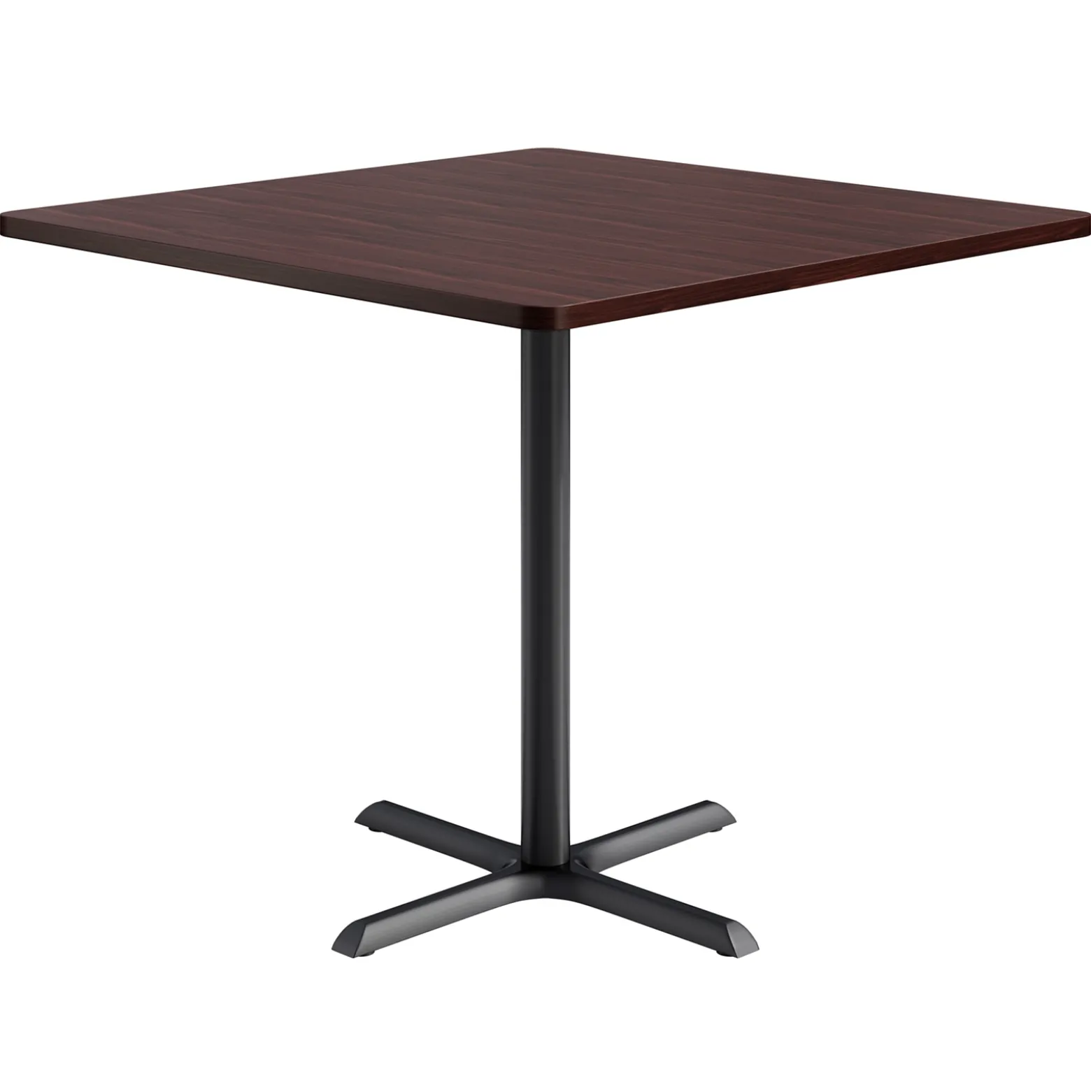 Café au lait Bar Height Square Table with X-Base - 48"W
