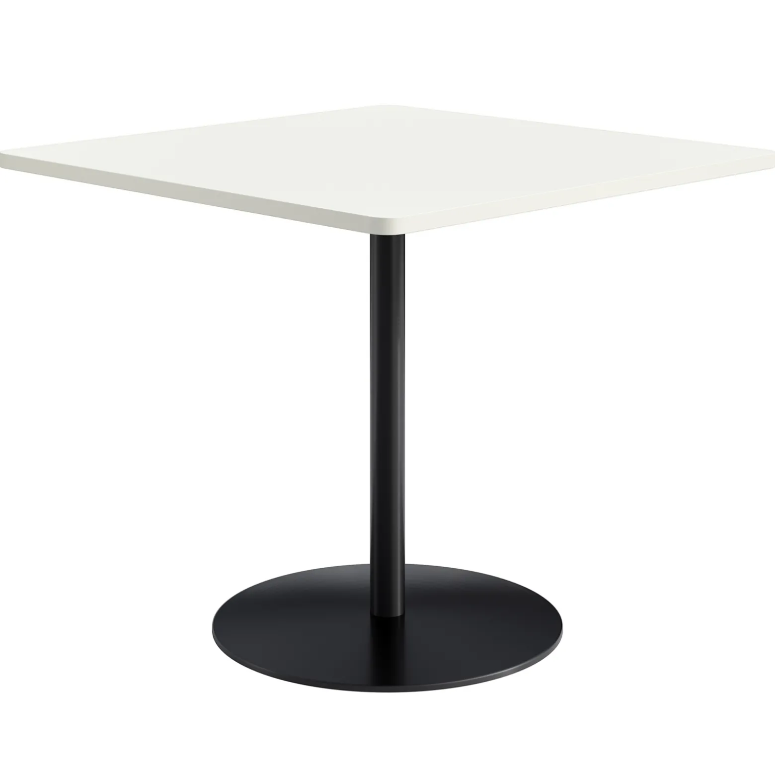 Café au lait Bar Height Square Table with Pedestal Base - 48"W