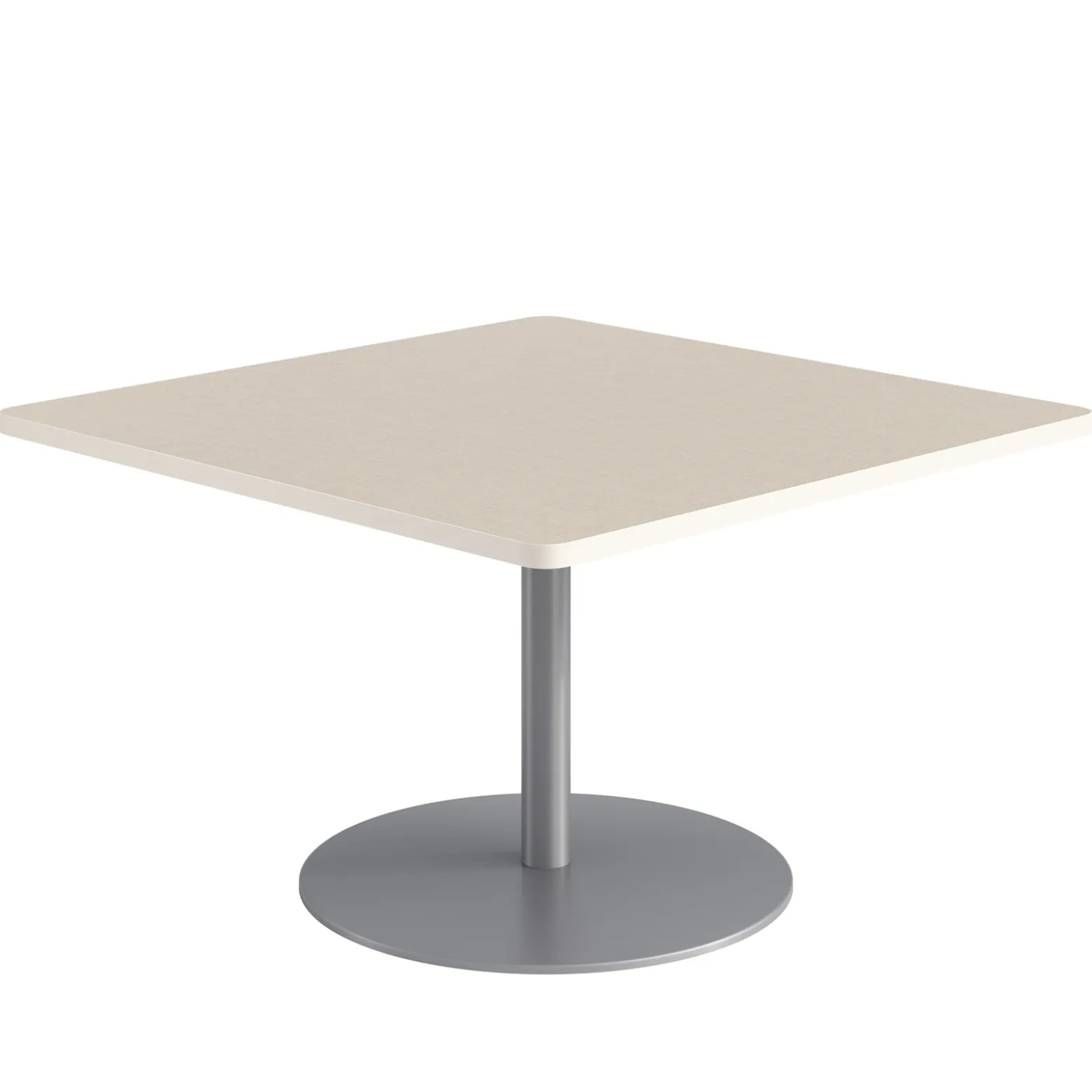 Cafe au Lait Square Standard Height Table - 48"W X 29"H