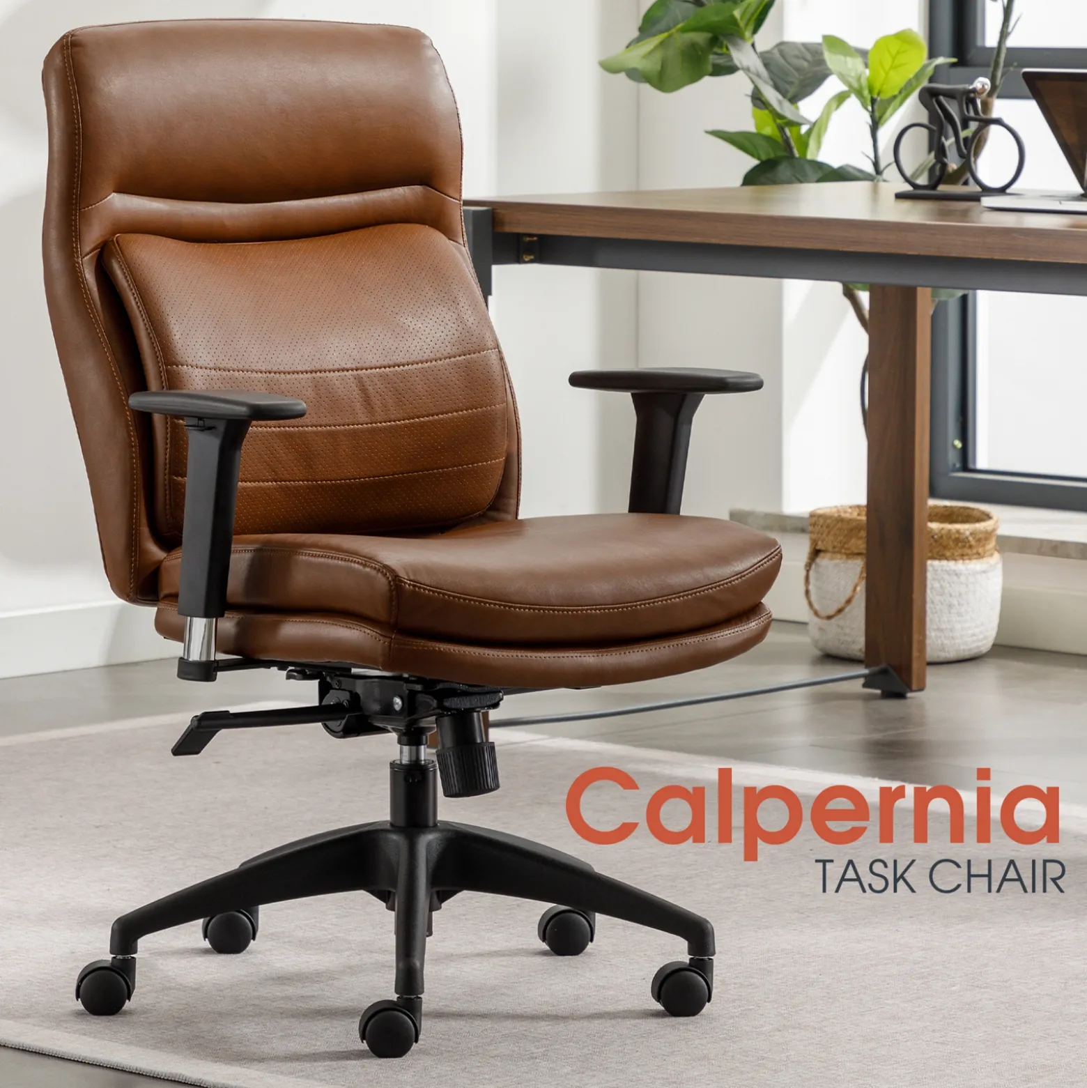 Calpernia Faux Leather Task Chair