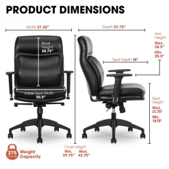 Calpernia Faux Leather Task Chair