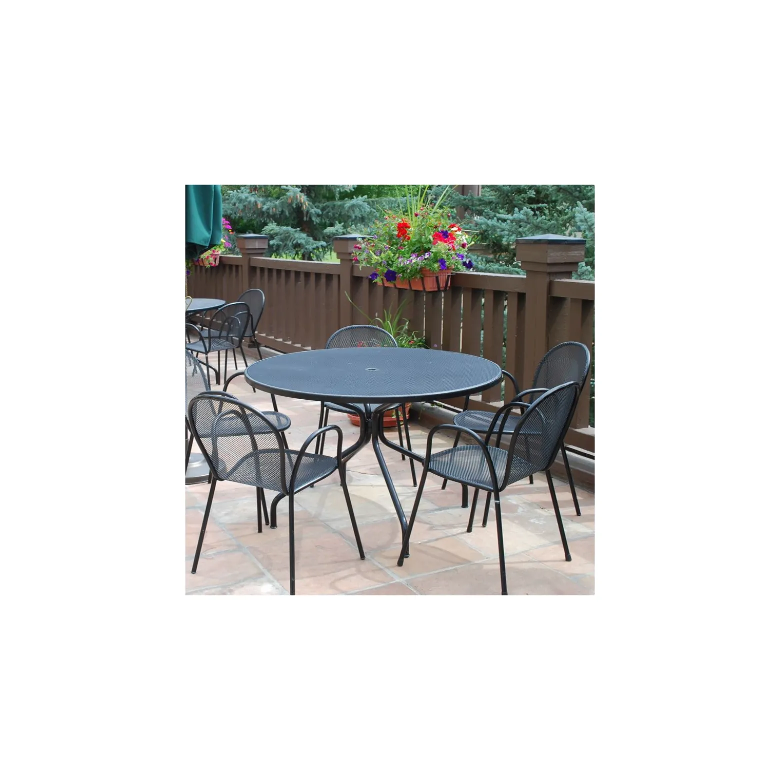 Cambi 36" Round Umbrella Table