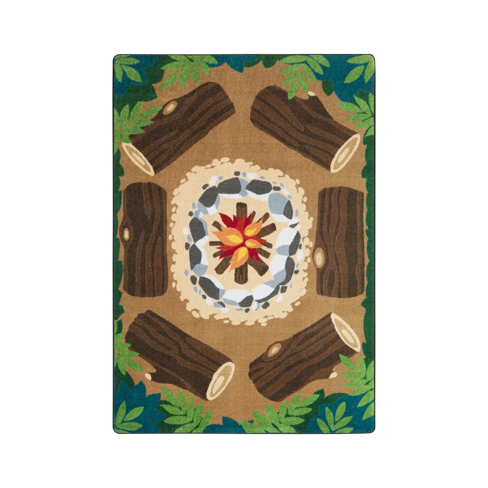 Campfire Fun 5'4" x 7'8" Area Rug