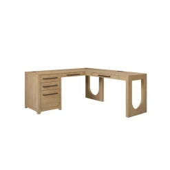 Canyon Drive L-Shaped Desk - 68"W x 72"D