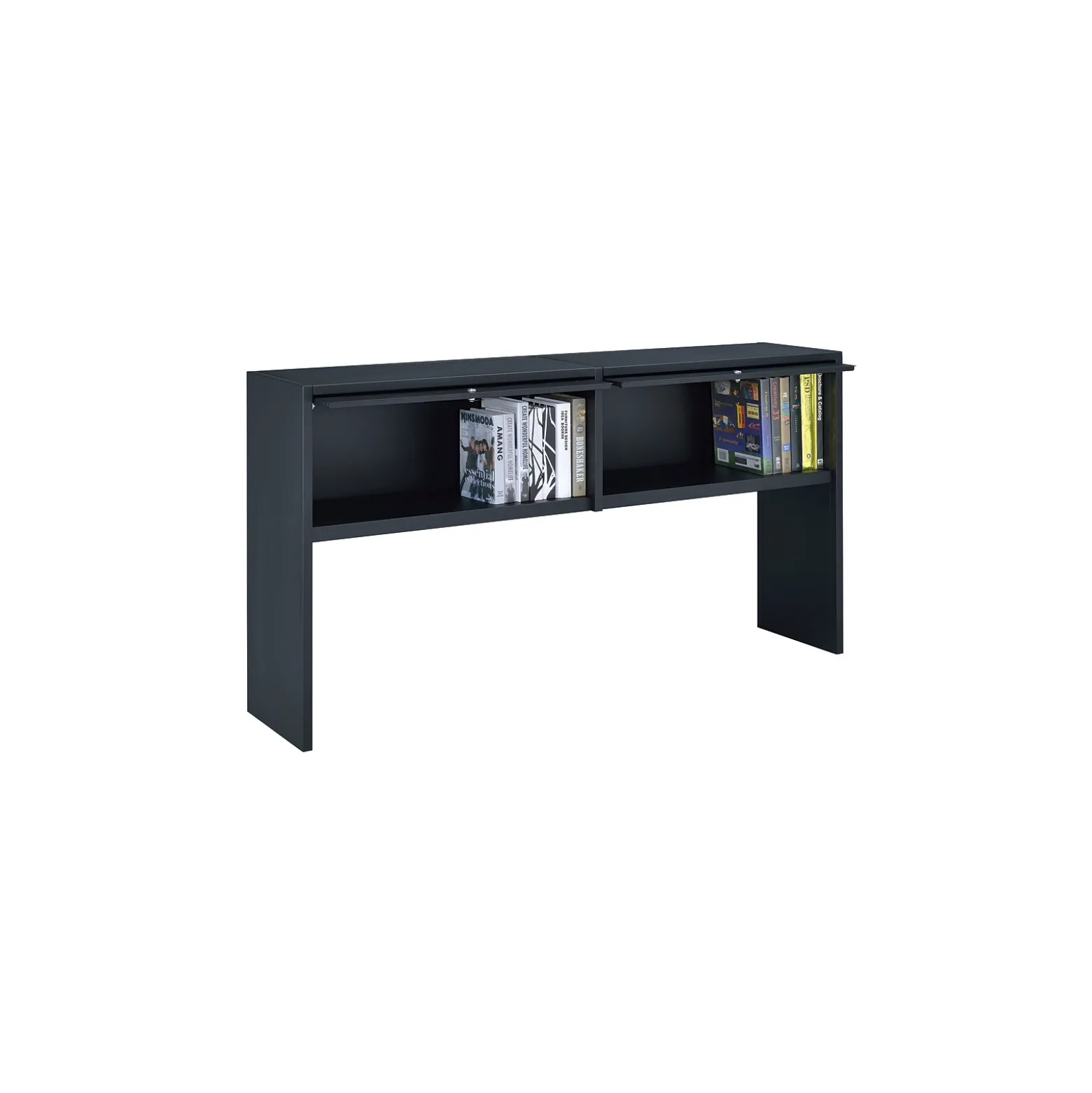Carbon Steel Desk and Credenza Set