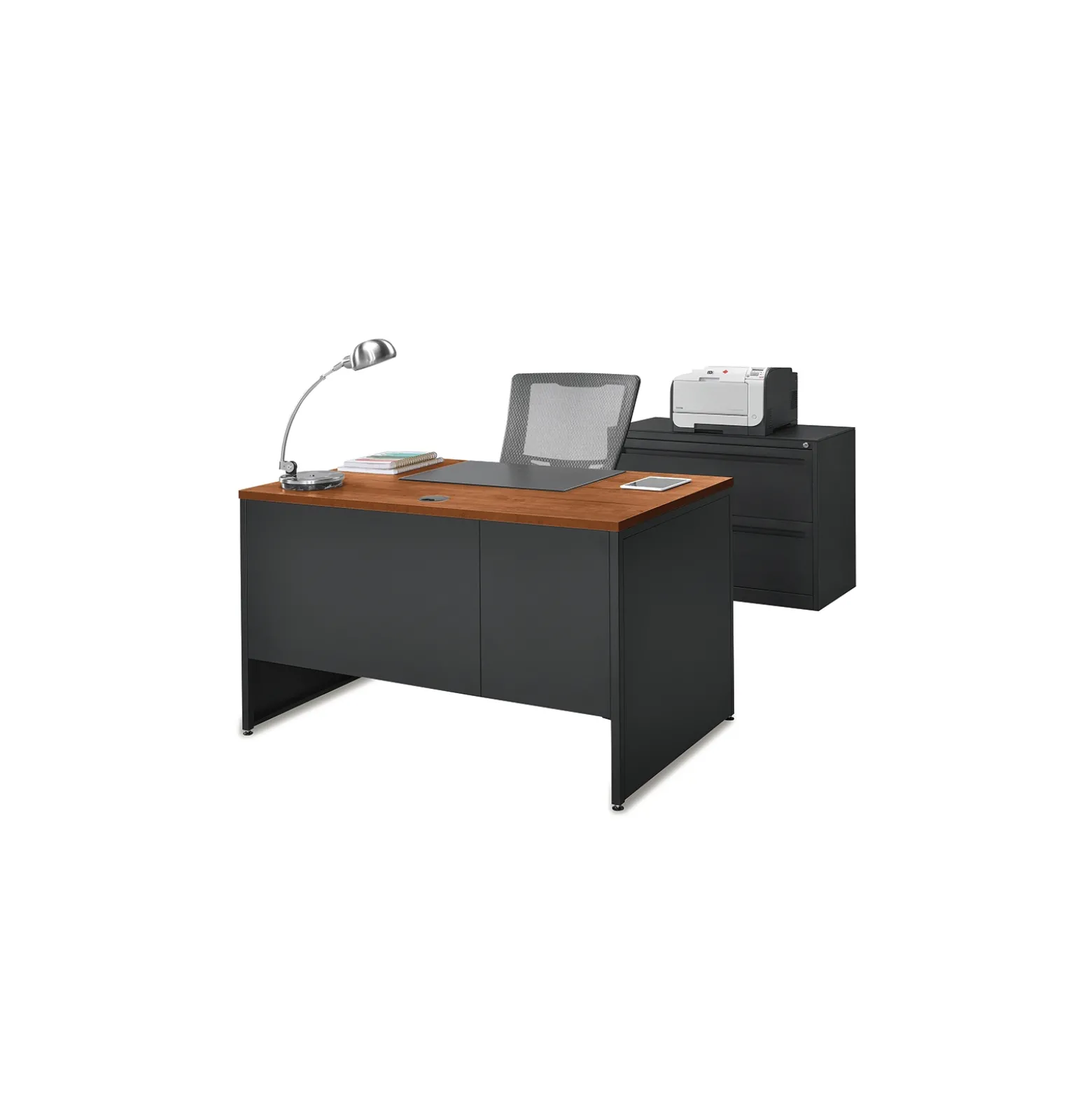 Carbon Steel Desk and Lateral File Set