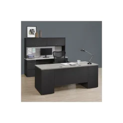 Carbon Steel Hutch with Tack Board - 66"W x 14"D