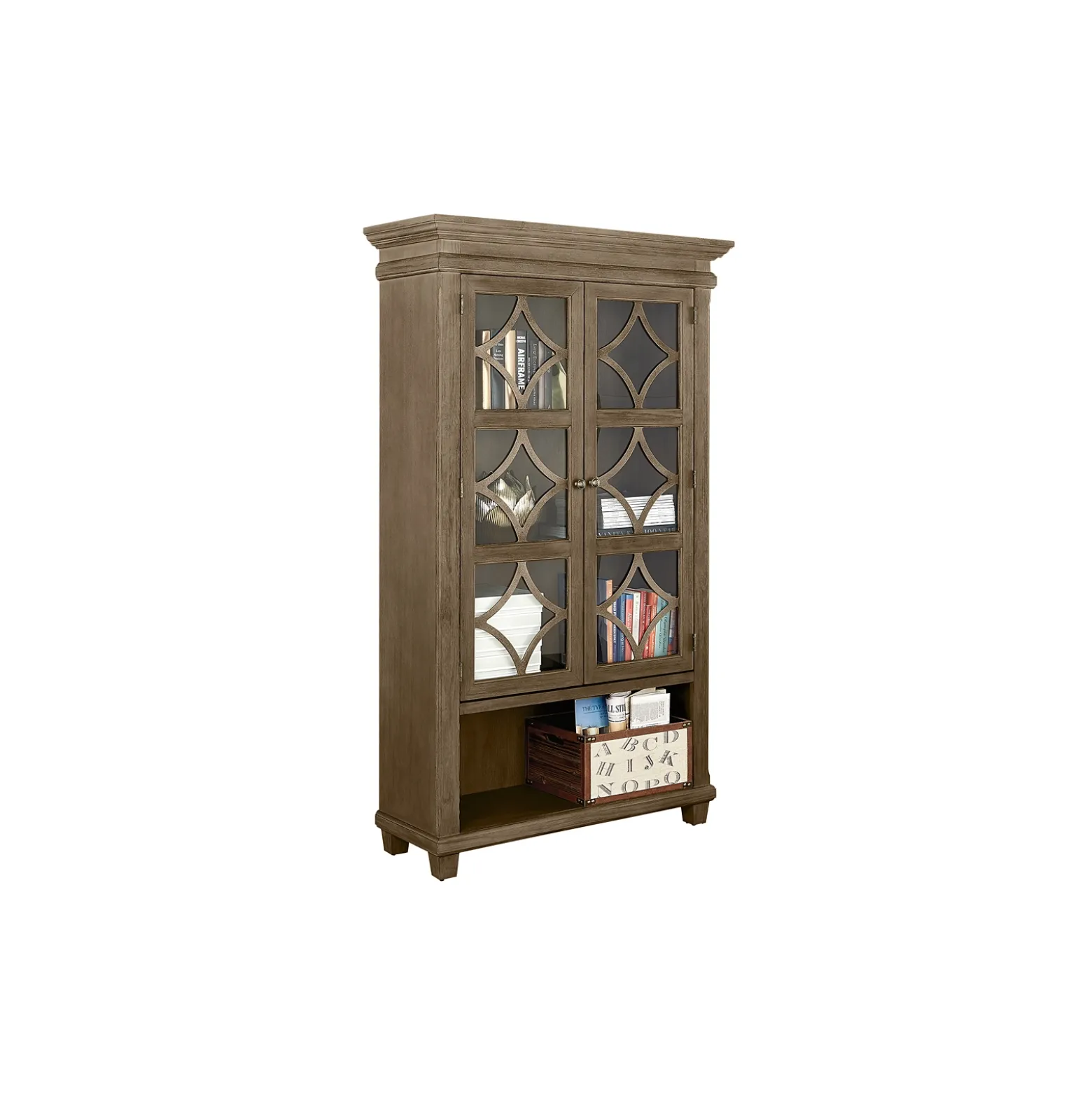Carson Four Shelf Glass Display Cabinet