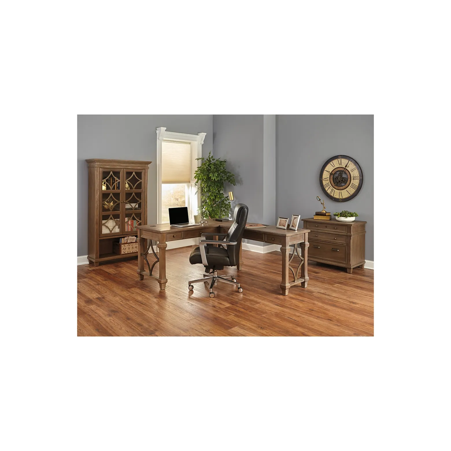 Carson Four Shelf Glass Display Cabinet
