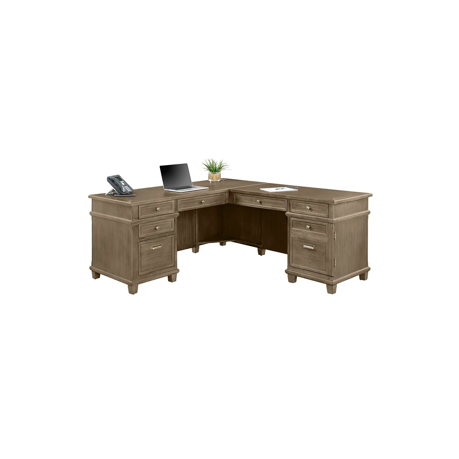 Carson L-Shaped Desk with Right Return - 68"W
