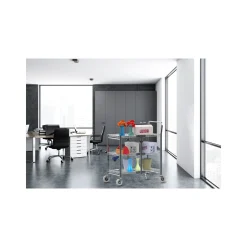 Carts Three-Shelf Collapsible Wire Utility Cart - 37