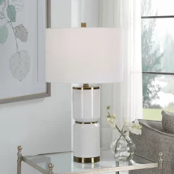 Ceramic Cylinder Table Lamp
