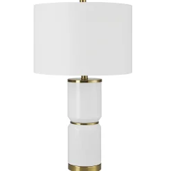 Ceramic Cylinder Table Lamp