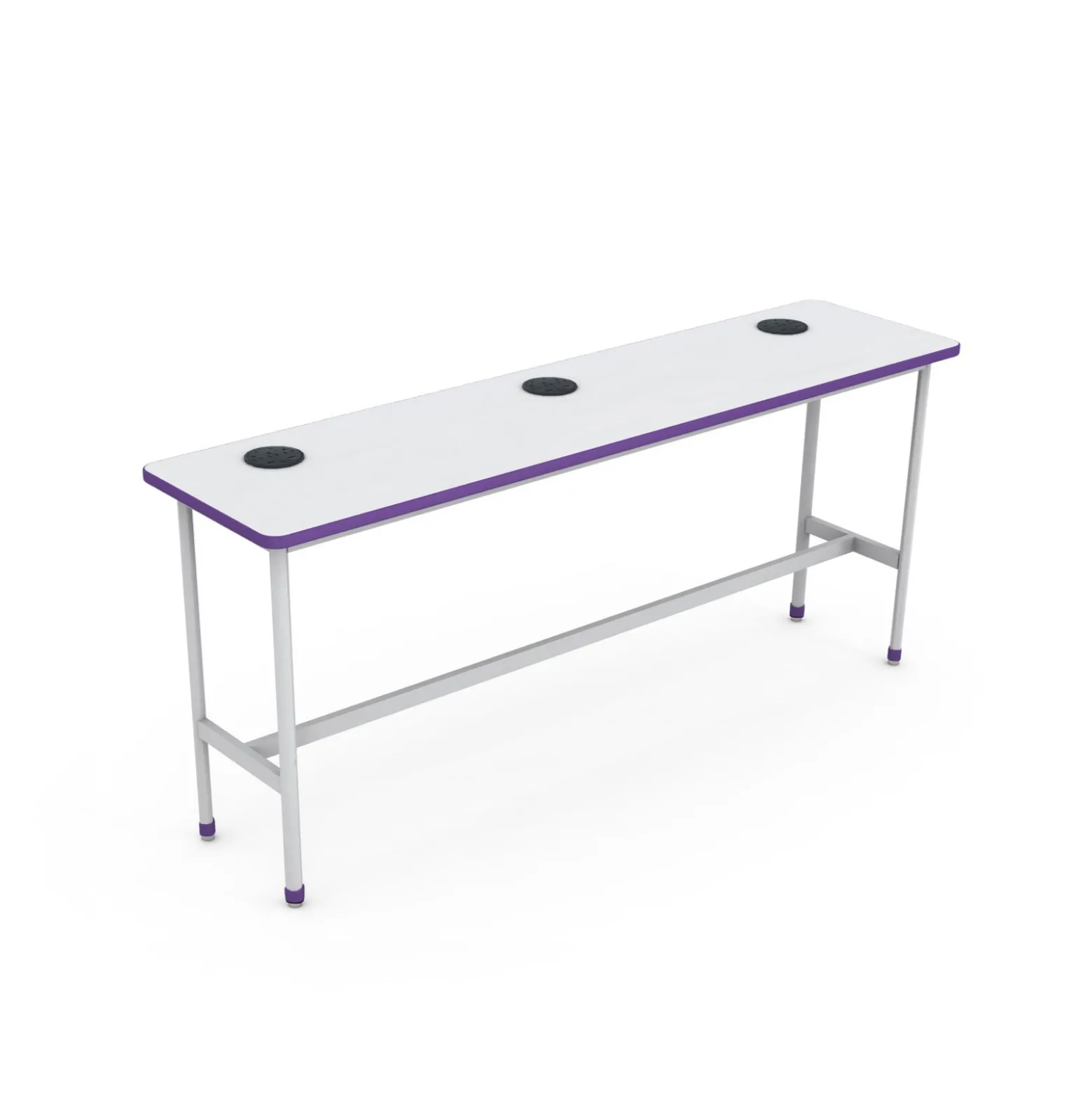 Chargebar Table - 96"Wx24"D