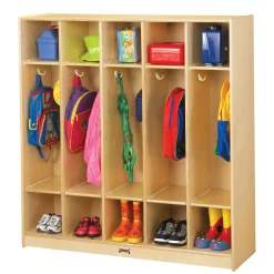 Children's 5 Section Coat Locker