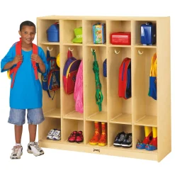 Children's 5 Section Coat Locker