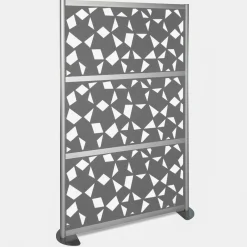 Chisel Fractal PET Divider Wall - 4'W x 6'H
