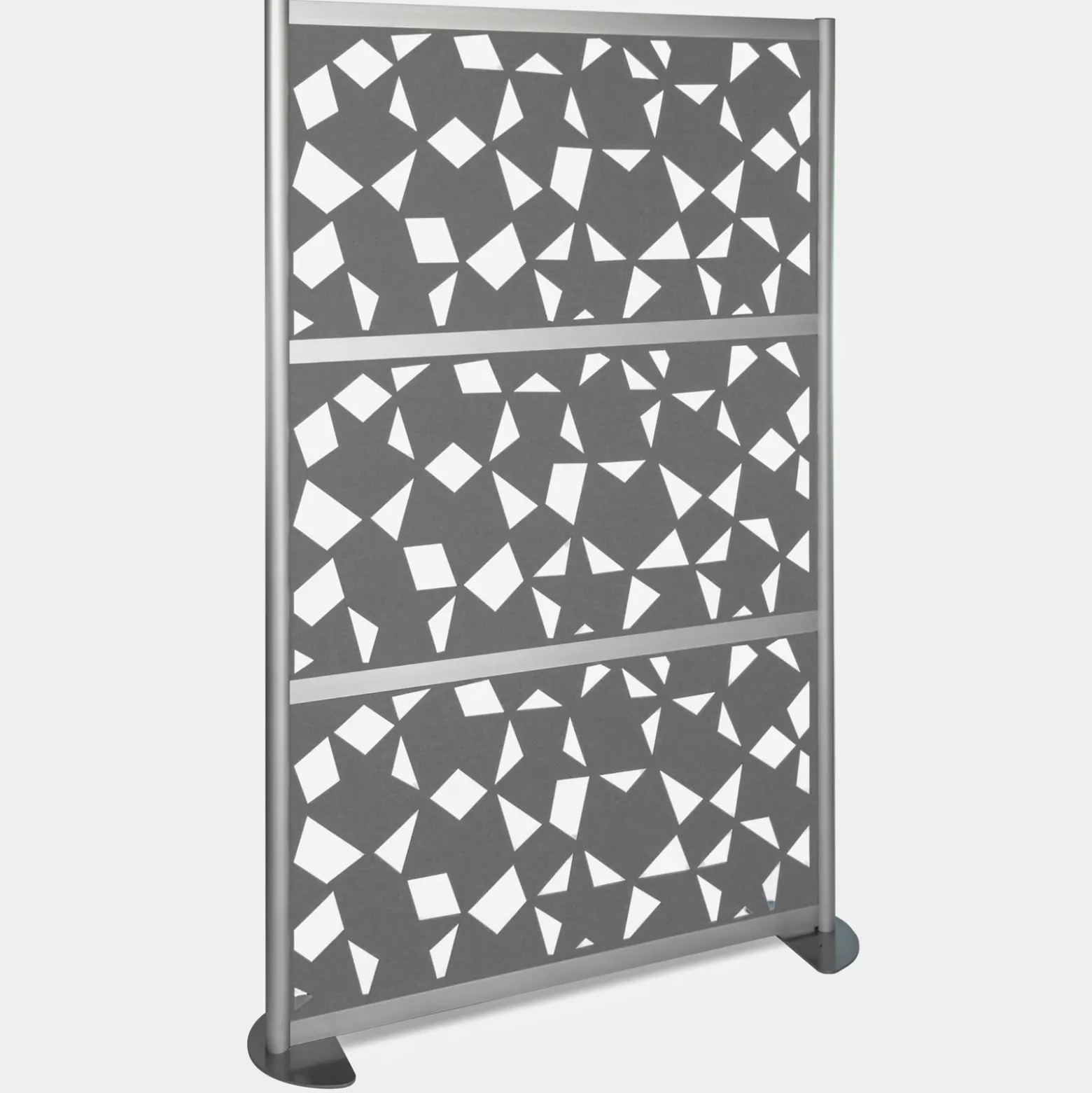 Chisel Fractal PET Divider Wall - 4'W x 6'H