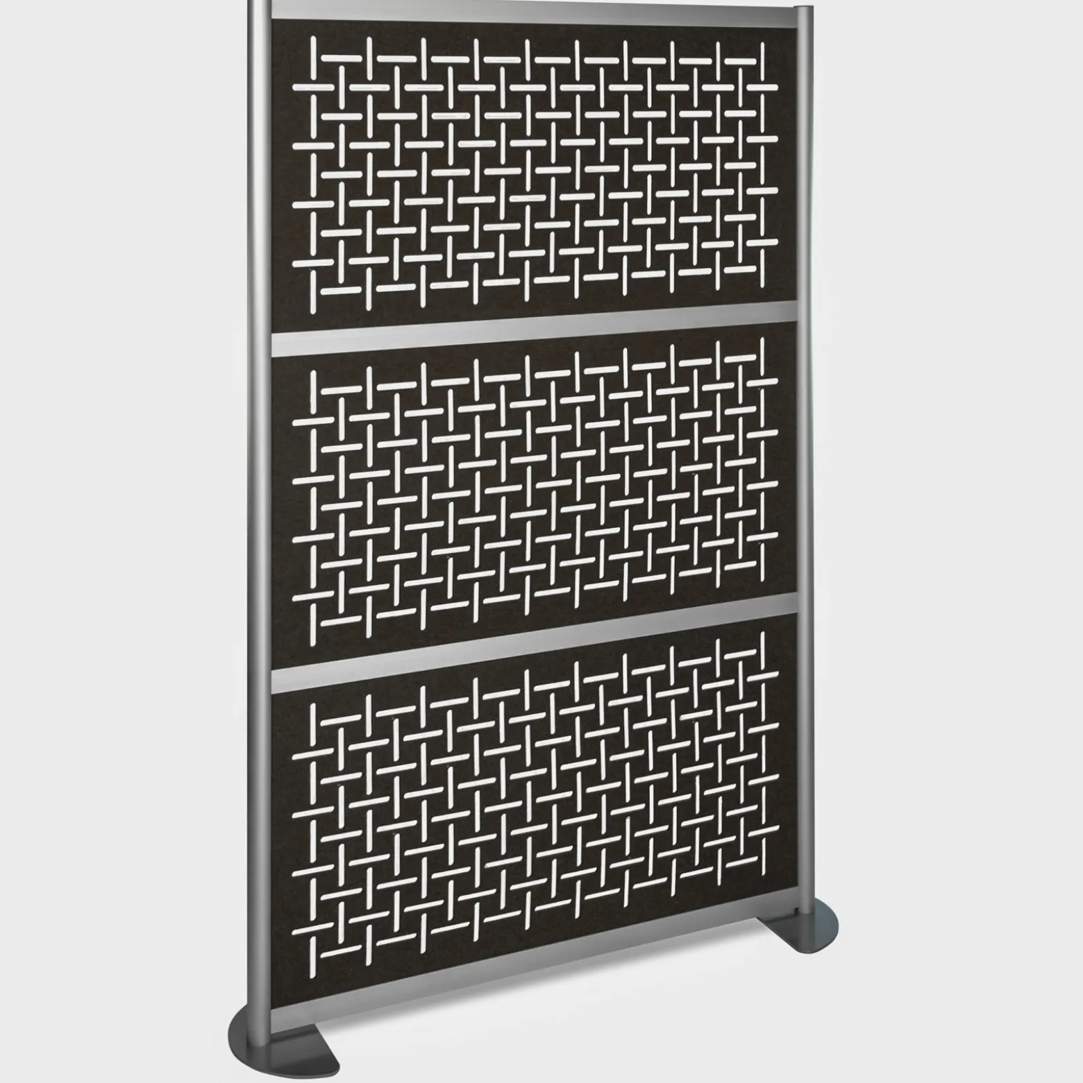 Chisel Stitch PET Divider Wall - 4'W x 6'H