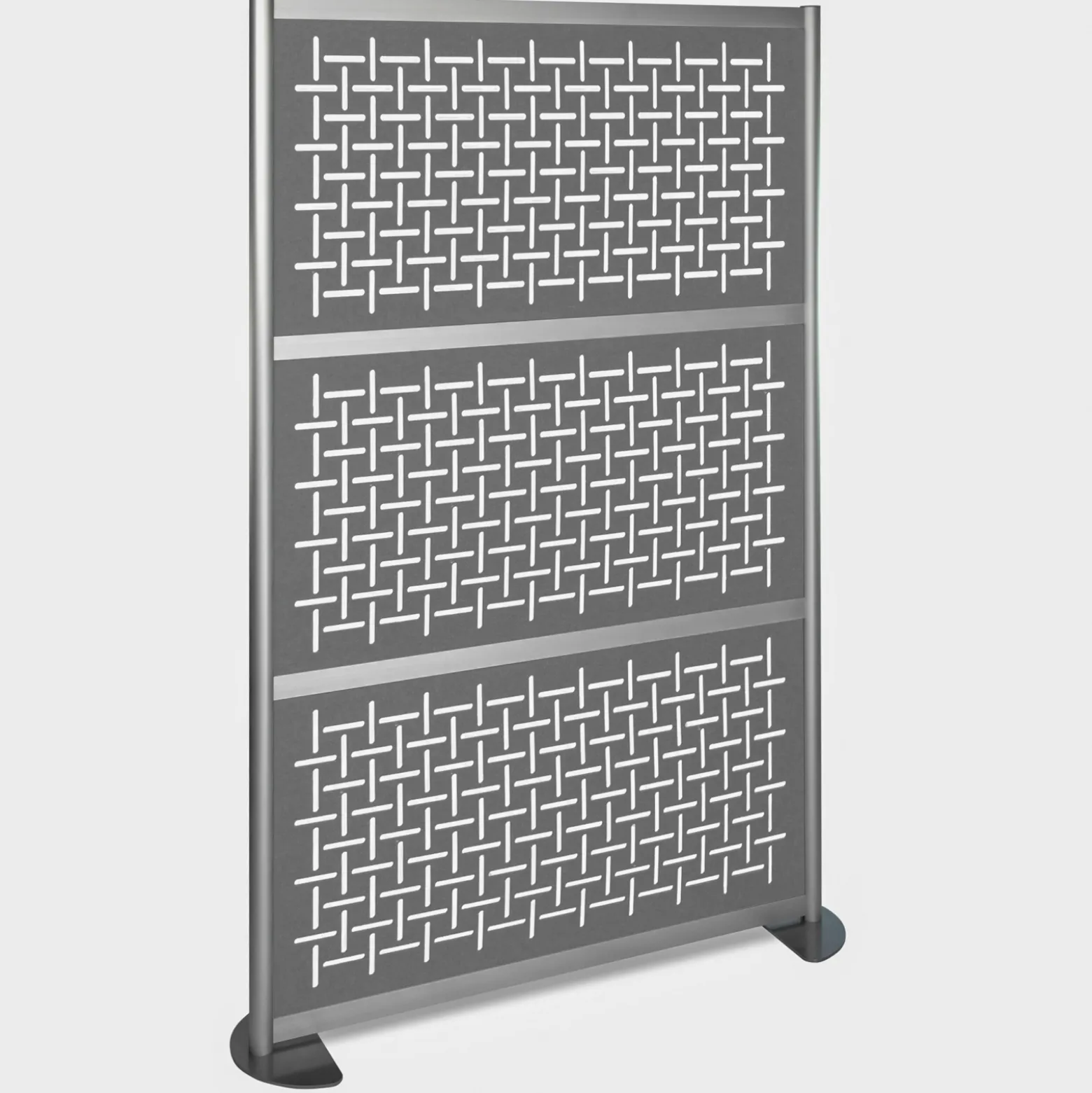Chisel Stitch PET Divider Wall - 4'W x 6'H