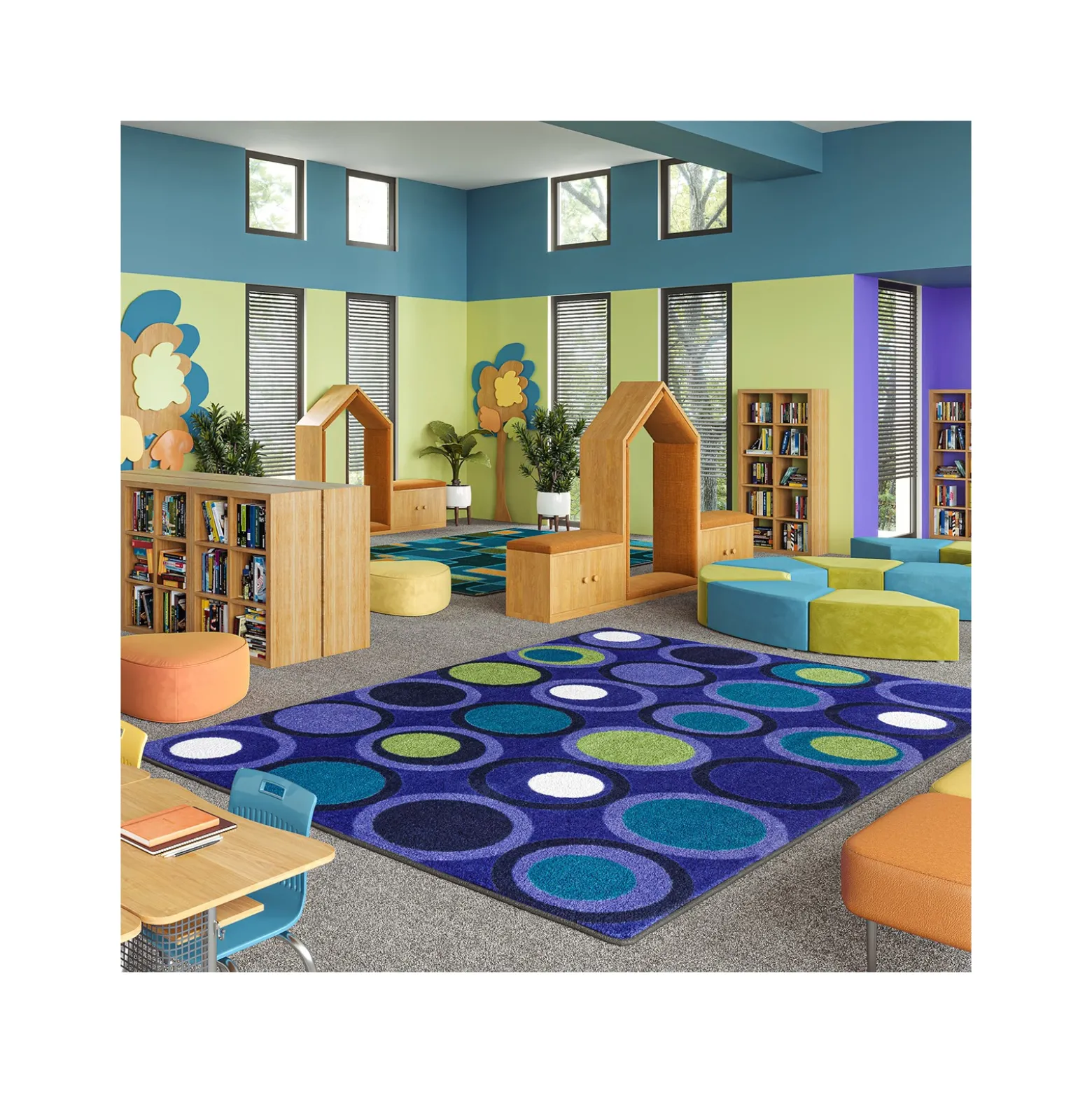 Circle Back 7'8" x 10'9" Area Rug