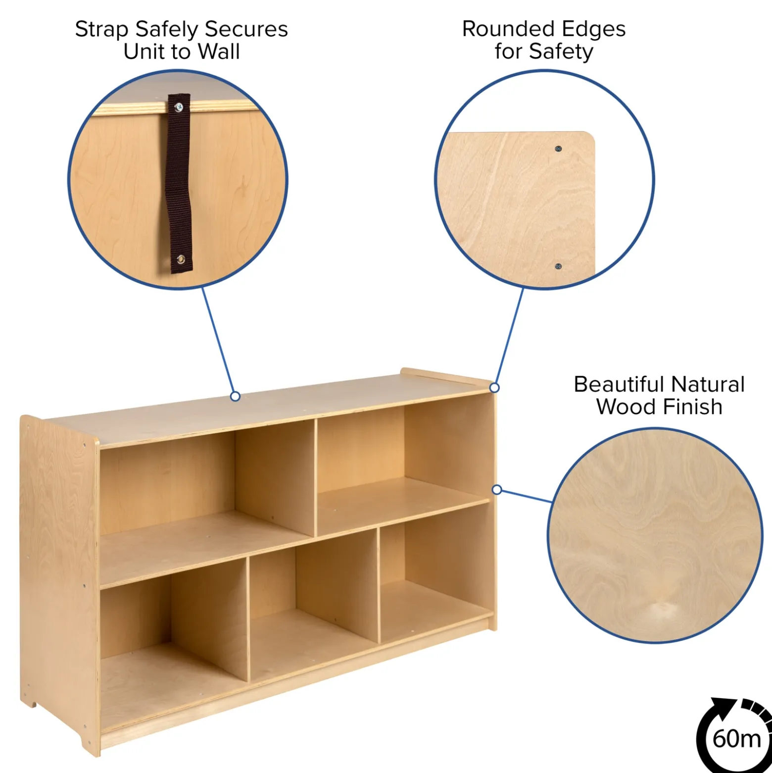 Classroom Storage Cabinet 30"H