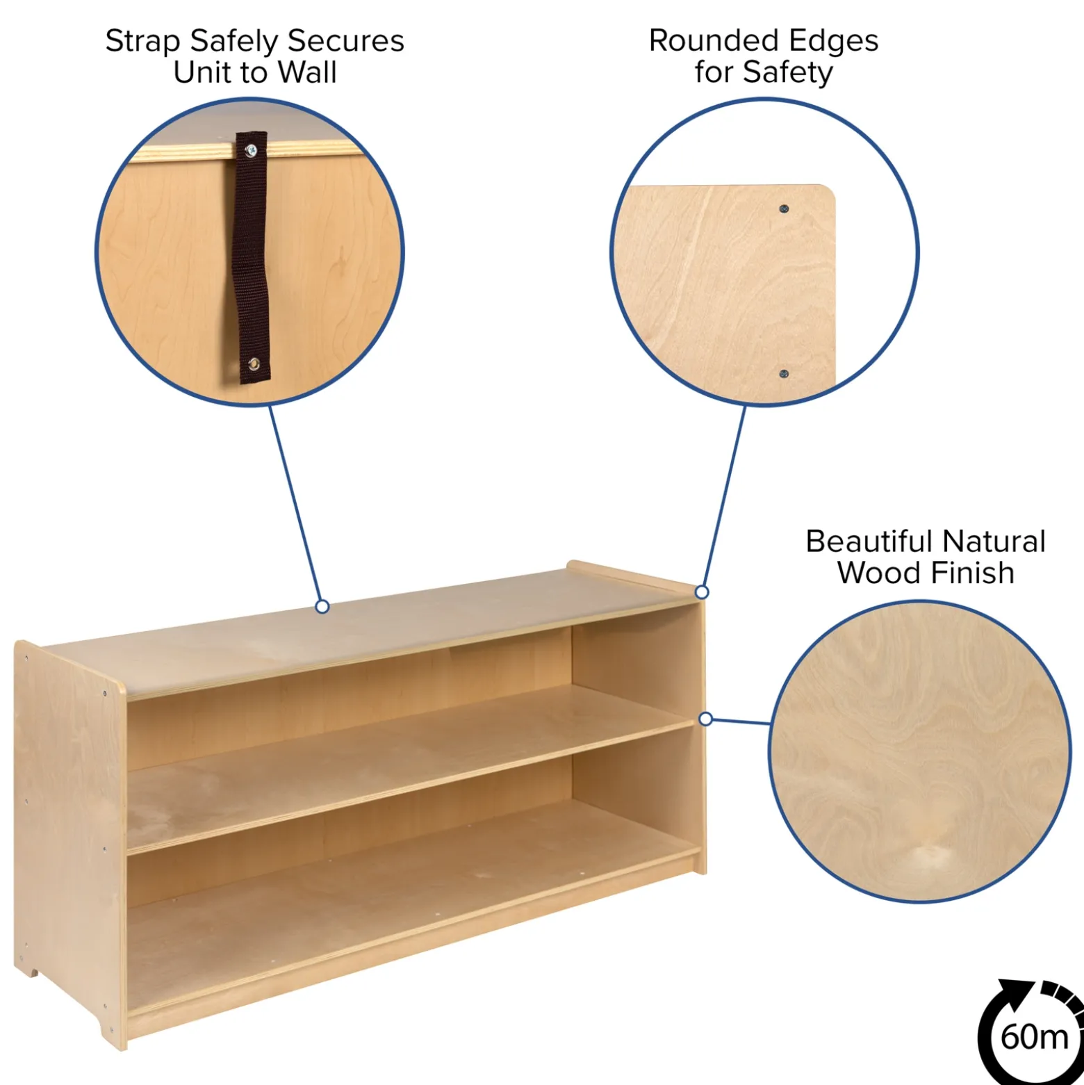 Classroom Storage Cabinet 48"W