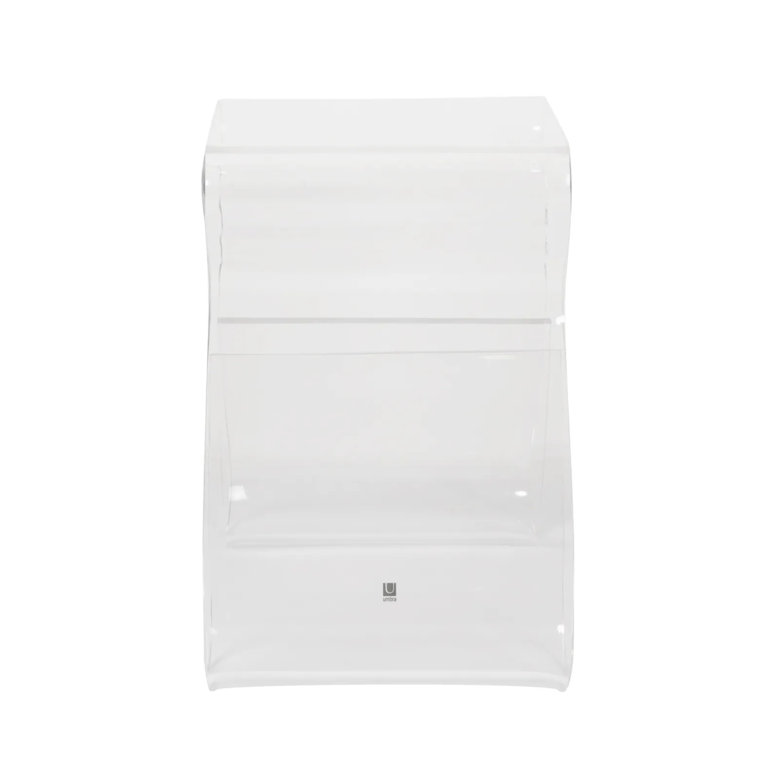 Clear Stool and Magazine Rack
