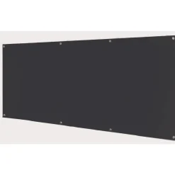 Clearvision Glass Black Markerboard - 48"Hx 96"W