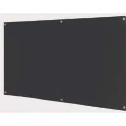 Clearvision Glass Black Markerboard - 48"Hx72"W