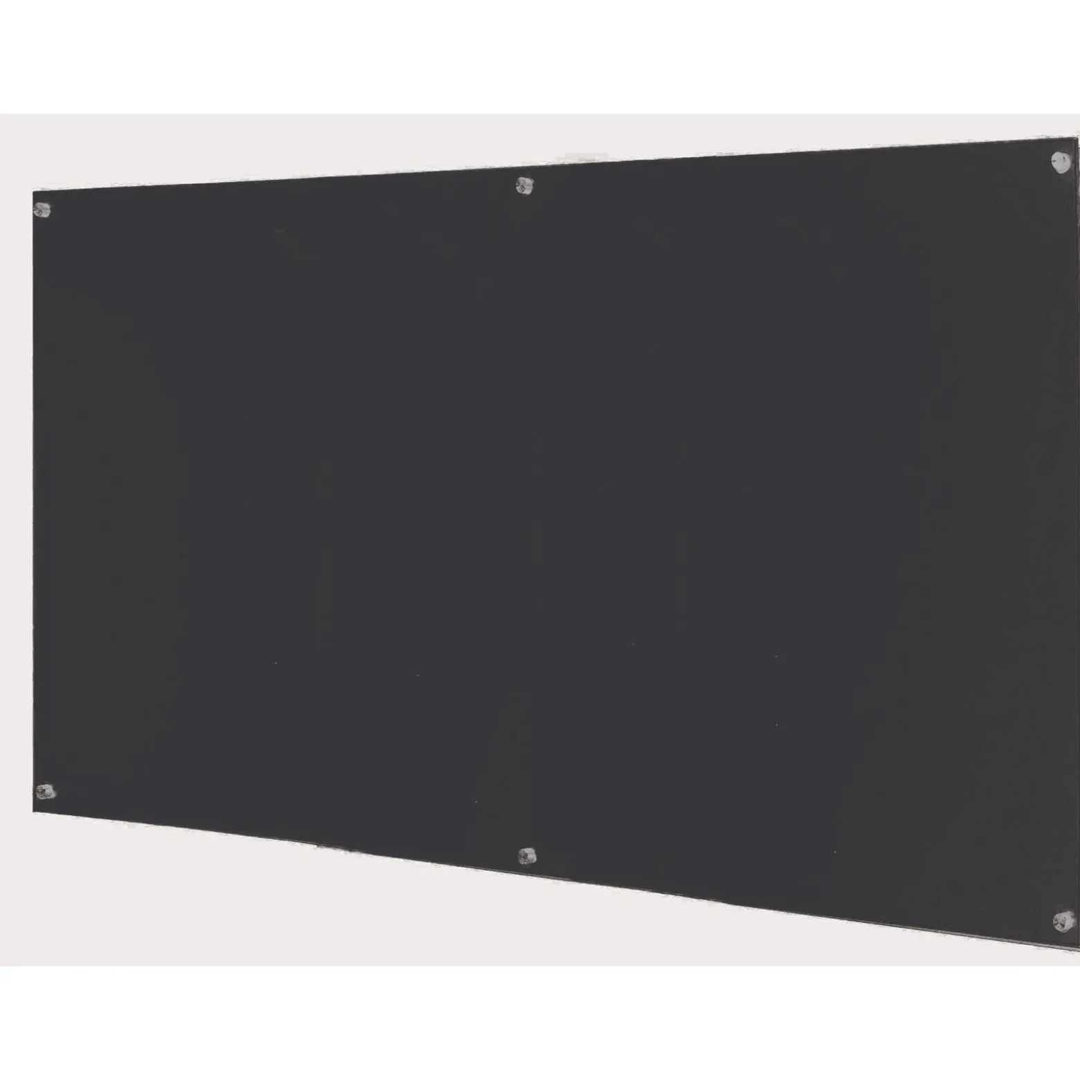 Clearvision Glass Black Markerboard - 48"Hx72"W