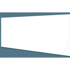 Clearvision Magnetic Glass White Markerboard w/Z Bar Mount - 96"Wx48"H