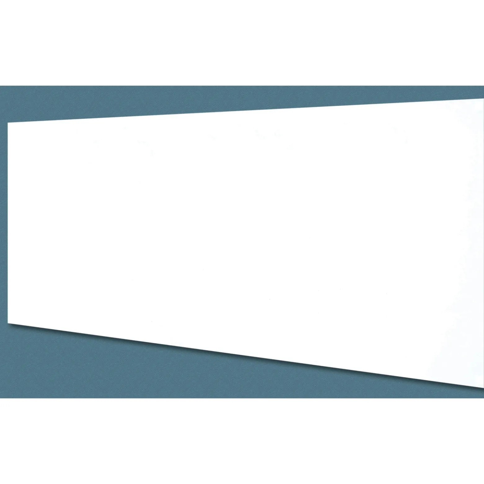 Clearvision Magnetic Glass White Markerboard w/Z Bar Mount - 96"Wx48"H