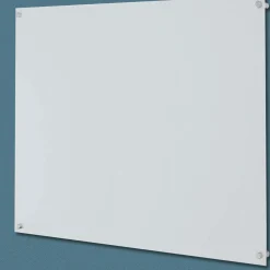 Clearvision Magnetic White Glass Markerboard 48"x48"