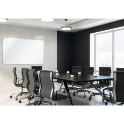 Clearvision Magnetic White Glass Markerboard 48"x48"