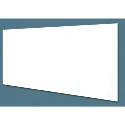 Clearvision Magnetic White Glass Markerboard w/Z Bar Mount - 72"Wx48"H