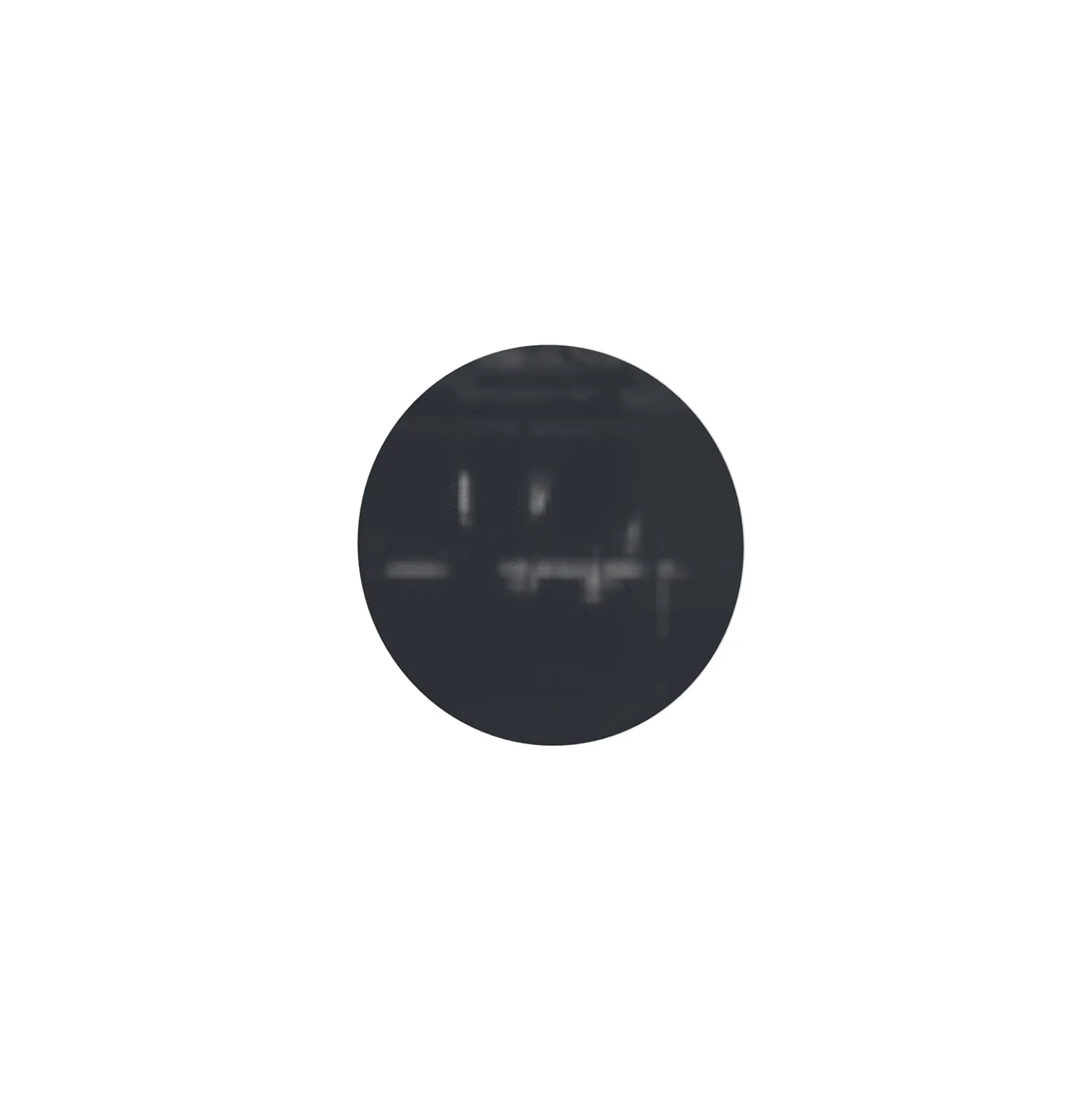 Coda Circle Glassboard, 24" D
