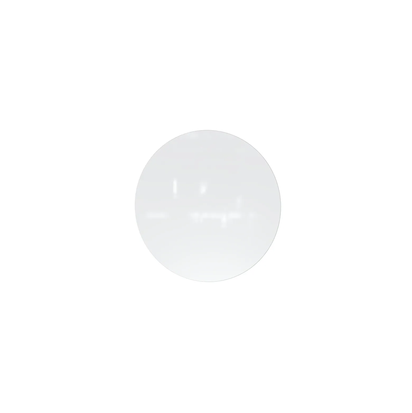Coda Circle Glassboard 48" D