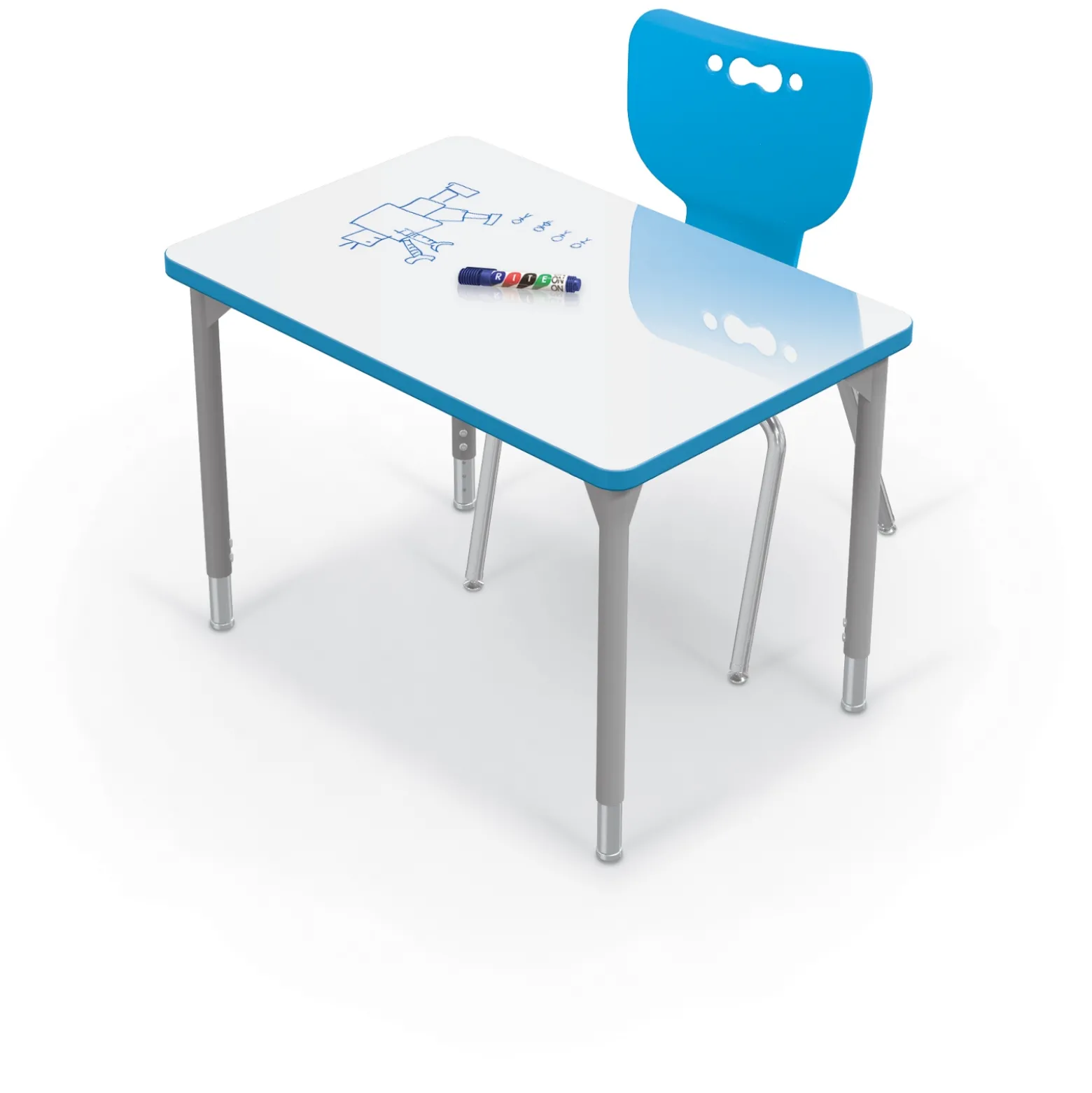 CogNitiv Activity Table w/ Whiteboard Top - 24”x36”