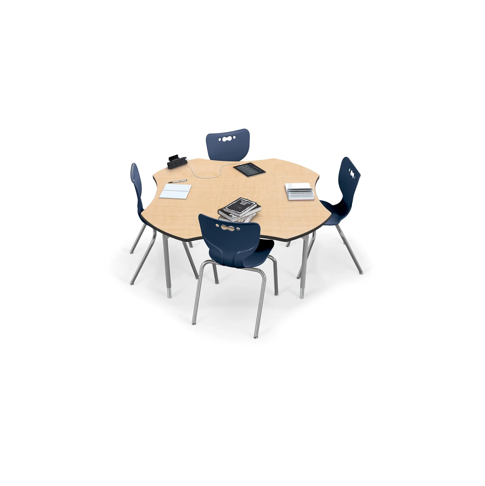 CogNitiv Clover Activity Table w/ Laminate Top - 60”W