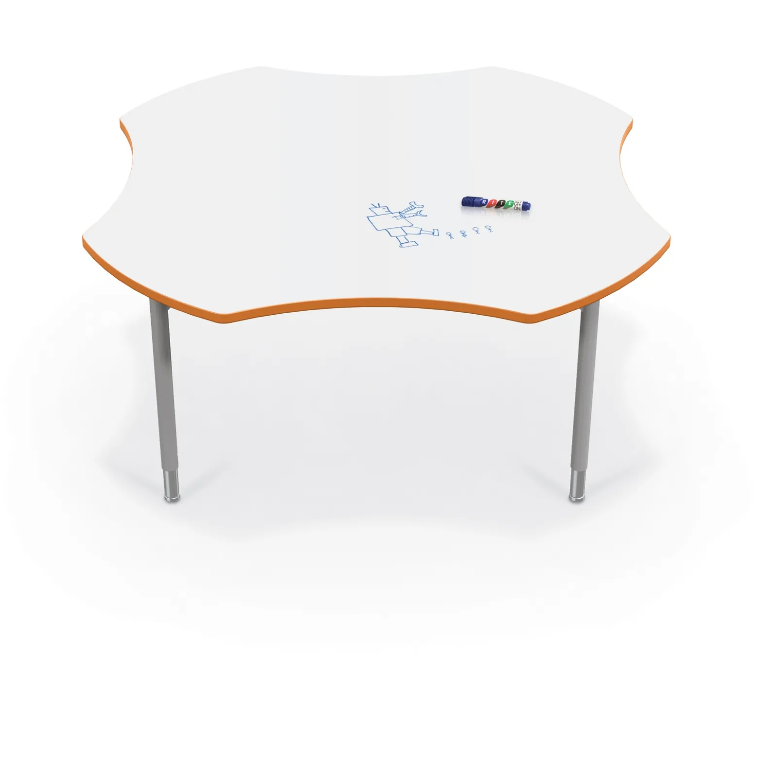 CogNitiv Clover Activity Table w/ Whiteboard Top - 60”W