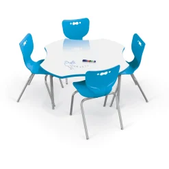 CogNitiv Clover Height Adjustable Activity Table with Whiteboard Top