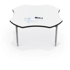 CogNitiv Clover Height Adjustable Activity Table with Whiteboard Top
