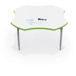 CogNitiv Clover Height Adjustable Activity Table with Whiteboard Top
