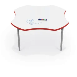 CogNitiv Clover Height Adjustable Activity Table with Whiteboard Top