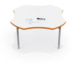 CogNitiv Clover Height Adjustable Activity Table with Whiteboard Top