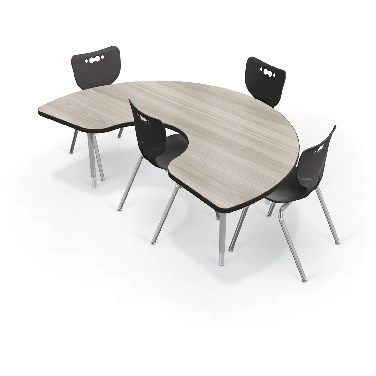 CogNitiv Kidney Height Adjustable Activity Table with Laminate Top