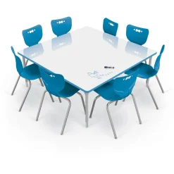 CogNitiv Square Activity Table w/ Whiteboard Top - 60”W