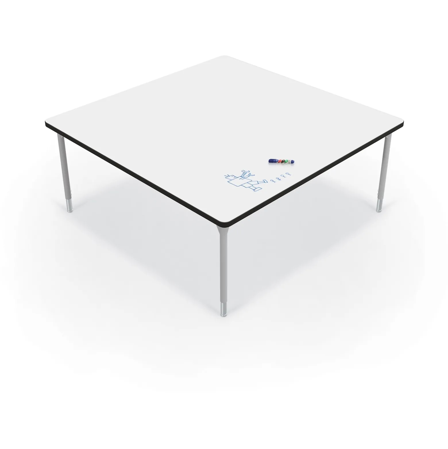 CogNitiv Square Activity Table w/ Whiteboard Top - 60”W