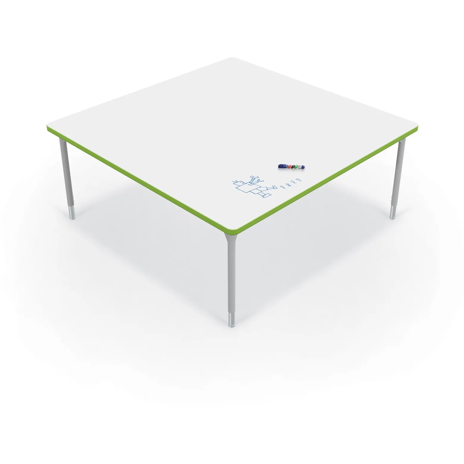 CogNitiv Square Activity Table w/ Whiteboard Top - 60”W